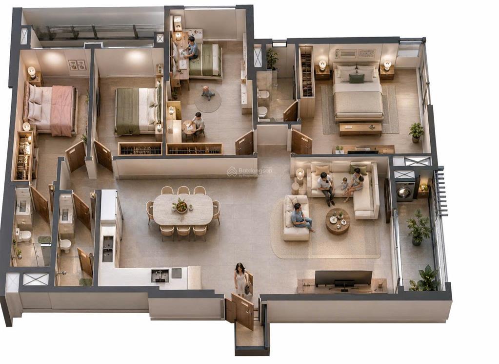 Duy nhất the global city  4pn đẳng cấp tại masteri cosmo central view nhạc nước