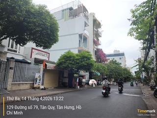 Mặt tiền kd 85m2 5x18m sẵn kc 5 tầng, sầm uất, (tân hưng tân quy tân kiểng quận 7)