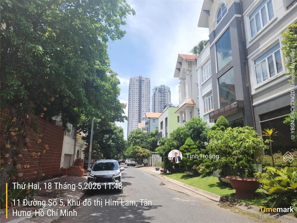 Bán nhà  kdc him lam q7 85m², 5x17m có hầm 4 tầng, view công viên  ở, văn phòng, chdv cao cấp
