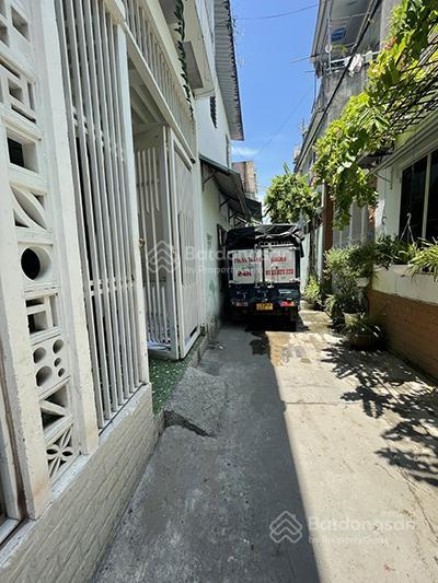 Trung tâm hòa cường nhà 2 mặt kiệt trước sau 80,1m2 ngang 5,63m, nở hậu 5,67m!