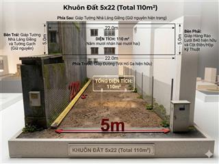 * đất bán  dt 110m ( 5x22m) , giá 12,5 tỷ, đường số 39, phường bình trưng, tp thủ đức.