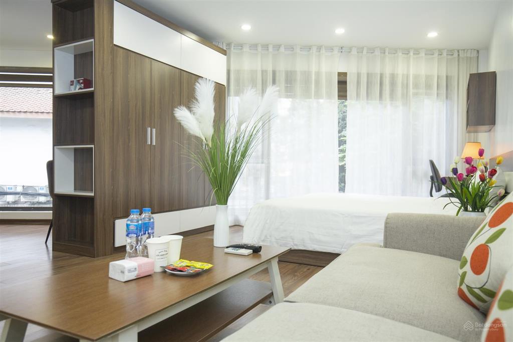 Căn hộ dịch vụ phố đào tấn cho thuê căn 1 phòng ngủ 45m². giá thuê căn hộ 14.5tr/tháng
