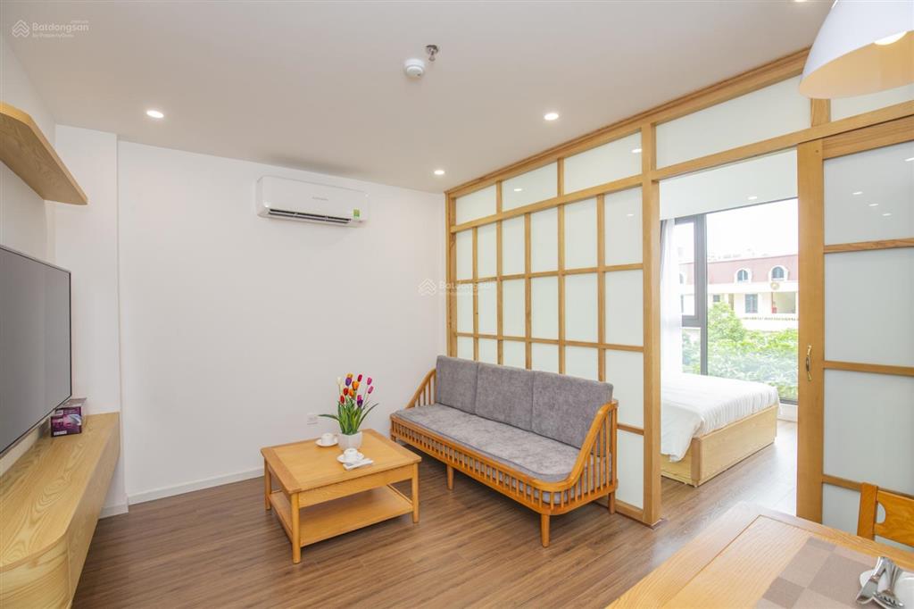 Căn hộ dịch vụ phố phan kế bính cho thuê căn 1 ngủ 55m2, thoáng có ban công rộng