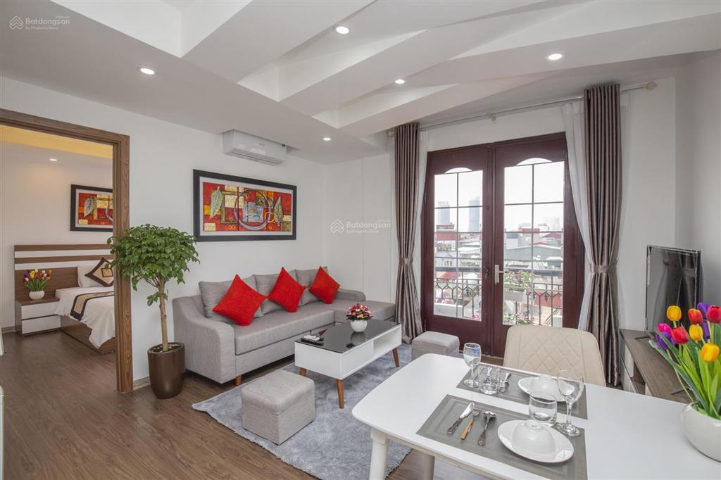 Căn hộ dịch vụ 1 phòng ngủ siêu đẹp cho thuê tại đào tấn gần lotte