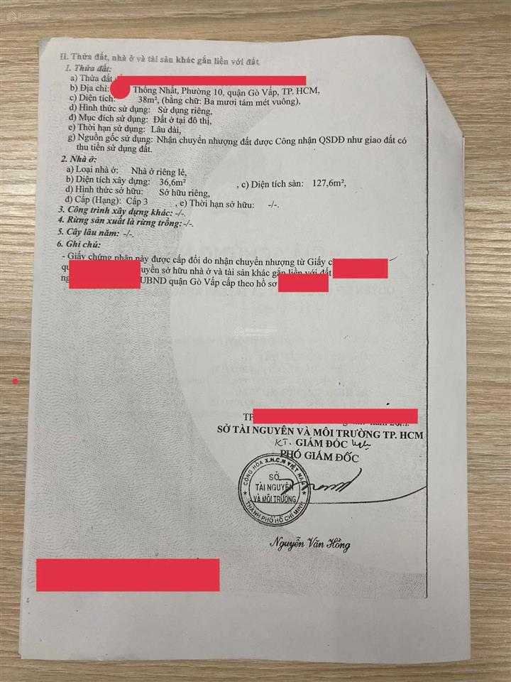Nhà chính chủ ở 9 năm cần bán gấp