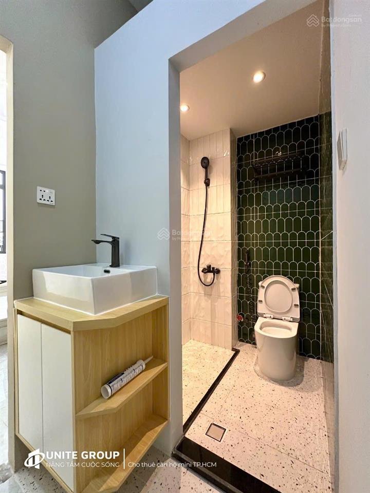 Cho thuê căn hộ đoàn văn bơ quận 4 nhà mới, 1pn ban công, máy giặt riêng, gần quận 1, cầu calmette