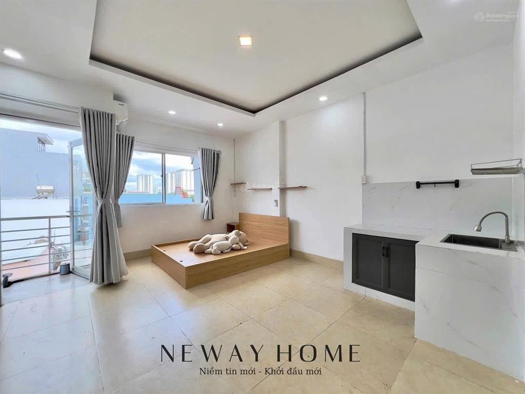 Cho thuê căn hộ ban công đầy đủ nội thất dương bá trạc quận 8 gần cầu nguyễn văn cừ
