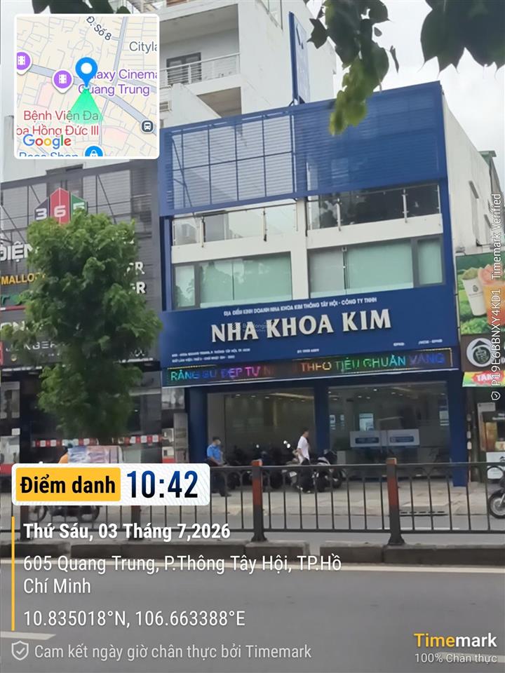 Chính chủ bán 2 mt trước sau quang trung (8x26)  3 tầng  hđt 100tr/tháng  giá 32 tỷ