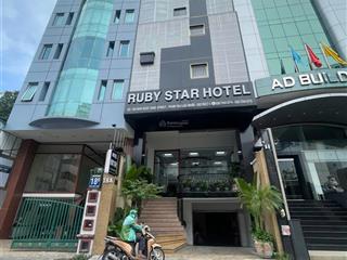 Bán căn nhà siêu vị trí mặt tiền lê lai p.bến thành q1 dt 7.8x23m 7 lầu hđt 250tr/th giá 75 tỷ