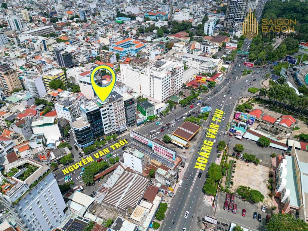 Bán gấp tòa nhà thương hiệu 2 mặt tiền 307b nguyễn văn trỗi q. tân bình  11x16m hầm 10 lầu139tỷ