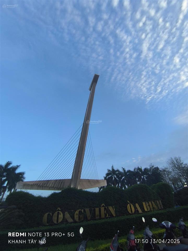 Bán biệt thự đẹp 5t lôgóc dt 129m2 mt10m  gara  gần cv hoà bìnhđường đỗ nhuậnxuân đỉnh. 35tỷ