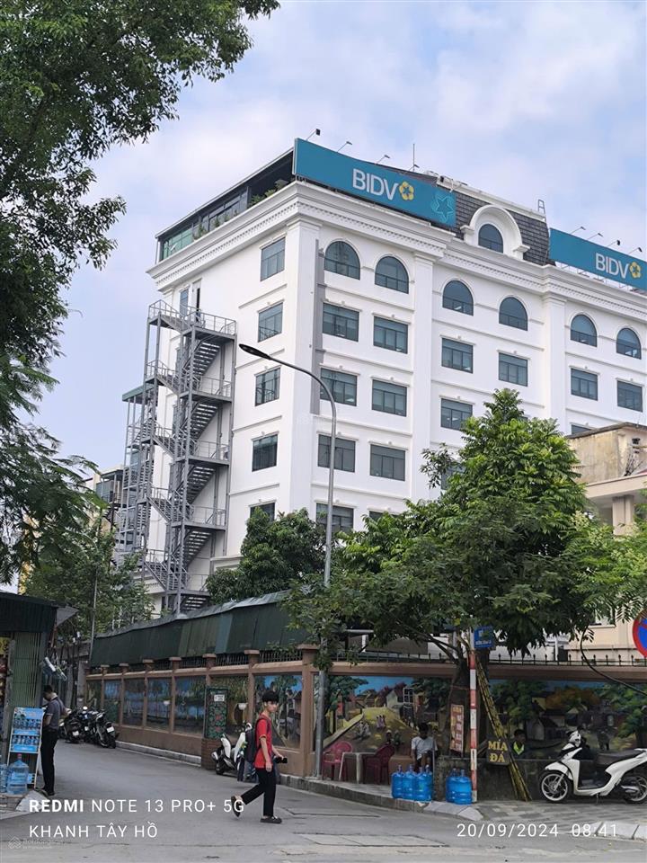 Bán đất rẻ và đẹp nhất phố xuân latây hồ dt 99m2mt 7mlo gocvỉa hèô tô tránh 2 chiều.giá45.5tỷ