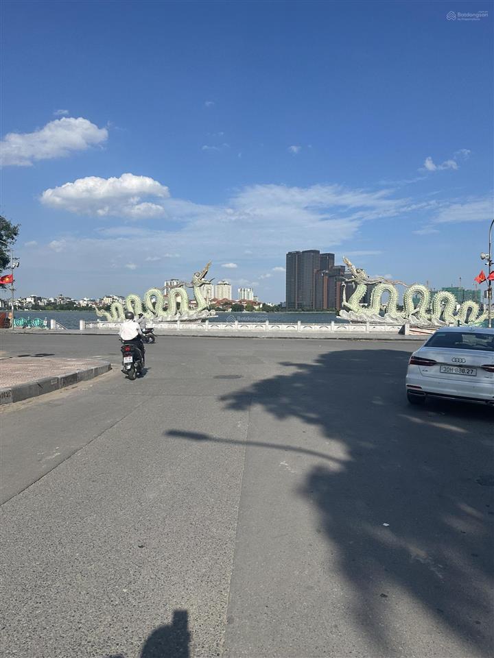 Bán nhà 5 tầng đẹp dt158m2mt 9.9mkhu phân lôvỉa hèôtô tránhgarađường võng thịtây hồ.giá43tỷ