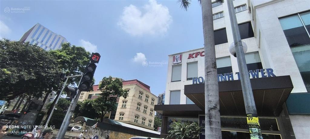 Bán nhà 6 tầng dt 100m2mt 8.5mgara ô tôvỉa hè rộngmặt phố trần quốc hoàncầu giấygiá41.5tỷ