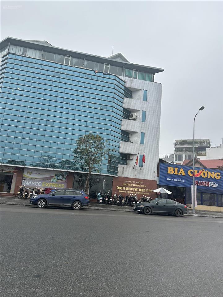 Bán nhà 6 tầnggaramặt phố thụy khuêtây hồgần hồ tâyvỉa hèthang máy dt 105m2mt9.5m.giá40tỷ