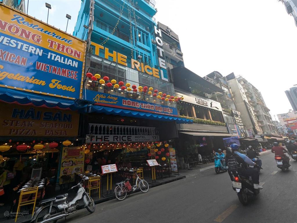 150tr/th , chỉ 45 tỷ, góc 2 mặt tiền khu tây bùi viện, cho thuê đỉnh