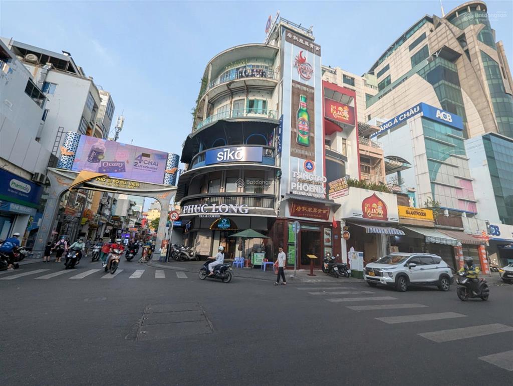 150tr/th , chỉ 45 tỷ, góc 2 mặt tiền khu tây bùi viện, cho thuê đỉnh