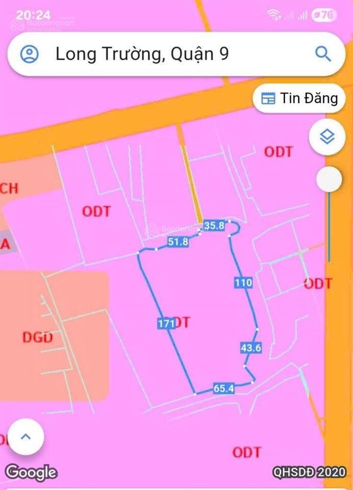 Cần bán 1.6ha đất nguyễn duy trinh, chỉ tiêu cao tầng, hệ số cao. 280 tỷ giảm còn 200 tỷ