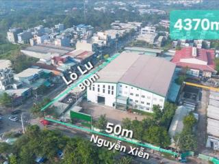Mặt tiền góc nguyễn xiển  lò lu, 4400m2 thổ cư 1725m2. 240 tỷ giảm còn 16x tỷ. hđt 225 triệu