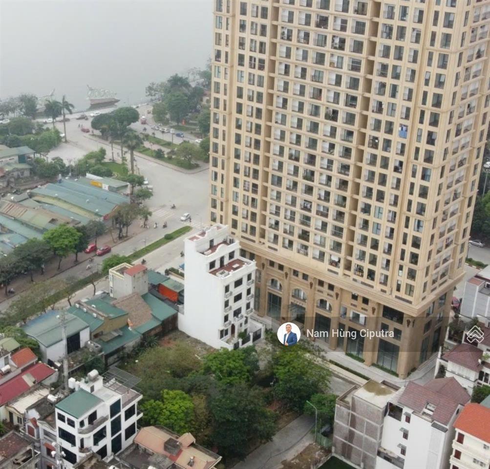 Bán đất biệt thự vườn đào, đường lạc long quân, cạnh lotte, hồ tây 176m2 giá 470tr/m2