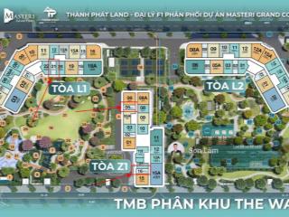 Vốn tự có 691 triệu  sở hữu studio  tòa l1  tầng trung  masteri grand coast  view hồ tạo sóng