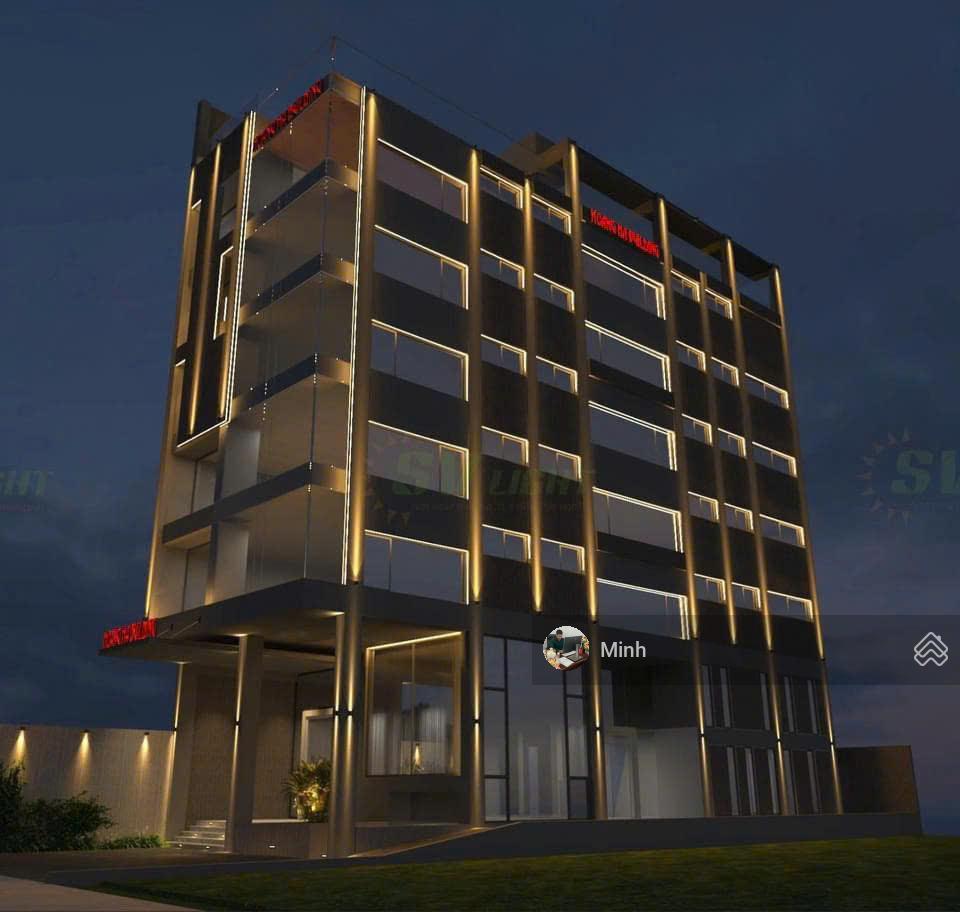 Góc 2mt xây tòa nhà đẹp nhất bến vân đồn quận 4  10 x 32m ctxd hầm 8 tầng. giá 135 tỷ