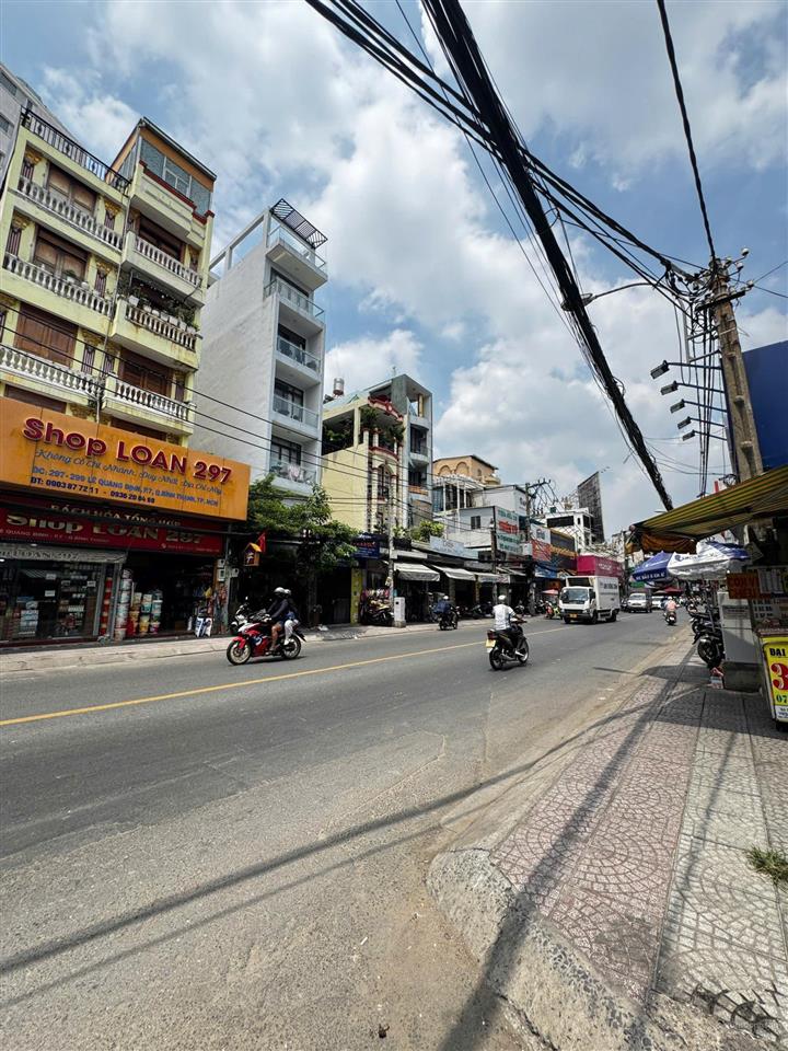 135m2  giá 19.9 tỷ bán nhà mặt tiền 301 lê quang định, bình thạnh. ct xây mới hầm 7 tầng