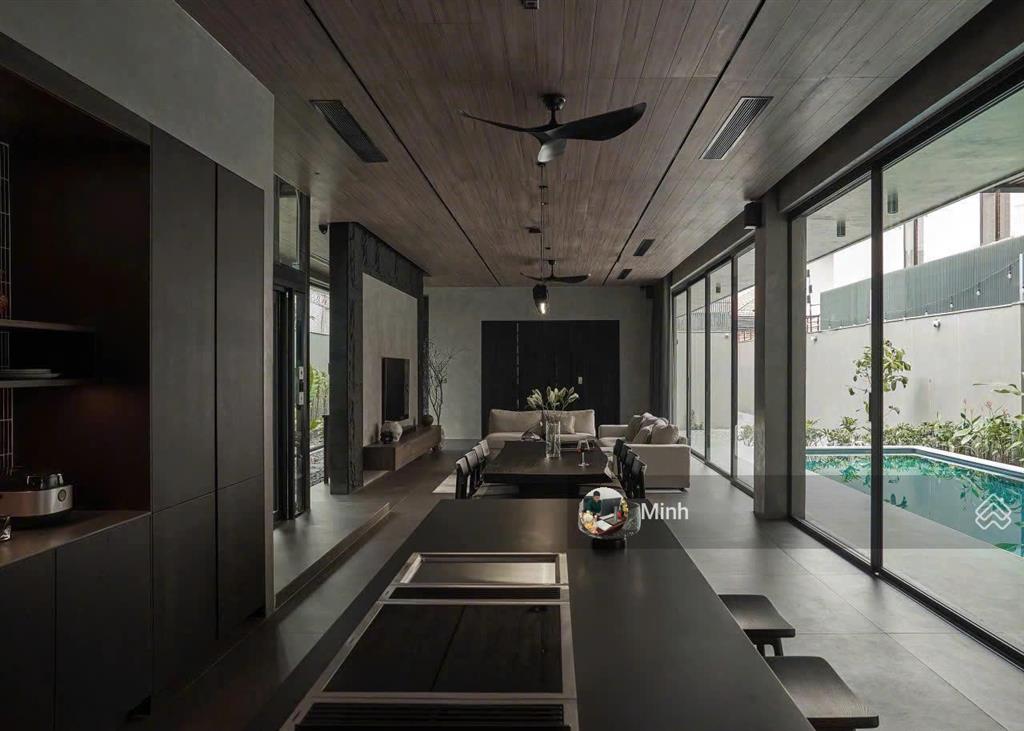 Bán villa trực diện sông sài gòn hơn 1300m²  nguyễn văn hưởng, thảo điền quận 2  nhà 3 tầng