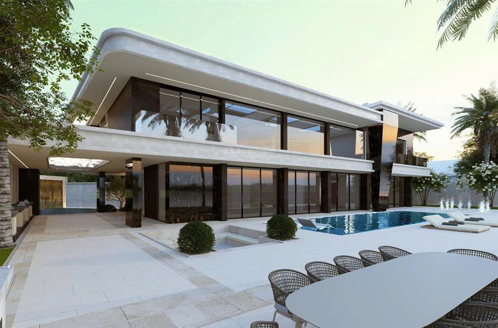 Bán villa trực diện sông sài gòn hơn 1300m²  nguyễn văn hưởng, thảo điền quận 2  nhà 3 tầng