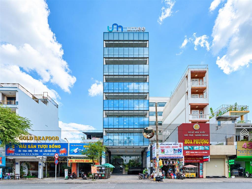 Top 1 tòa nhà trường chinh quận tân bình  tổng 600m2 đất, 3600m2 sàn  thu nhập 700 triệu/tháng