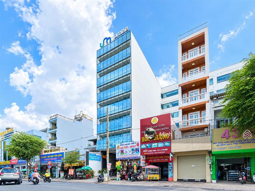 Top 1 tòa nhà trường chinh quận tân bình  tổng 600m2 đất, 3600m2 sàn  thu nhập 700 triệu/tháng