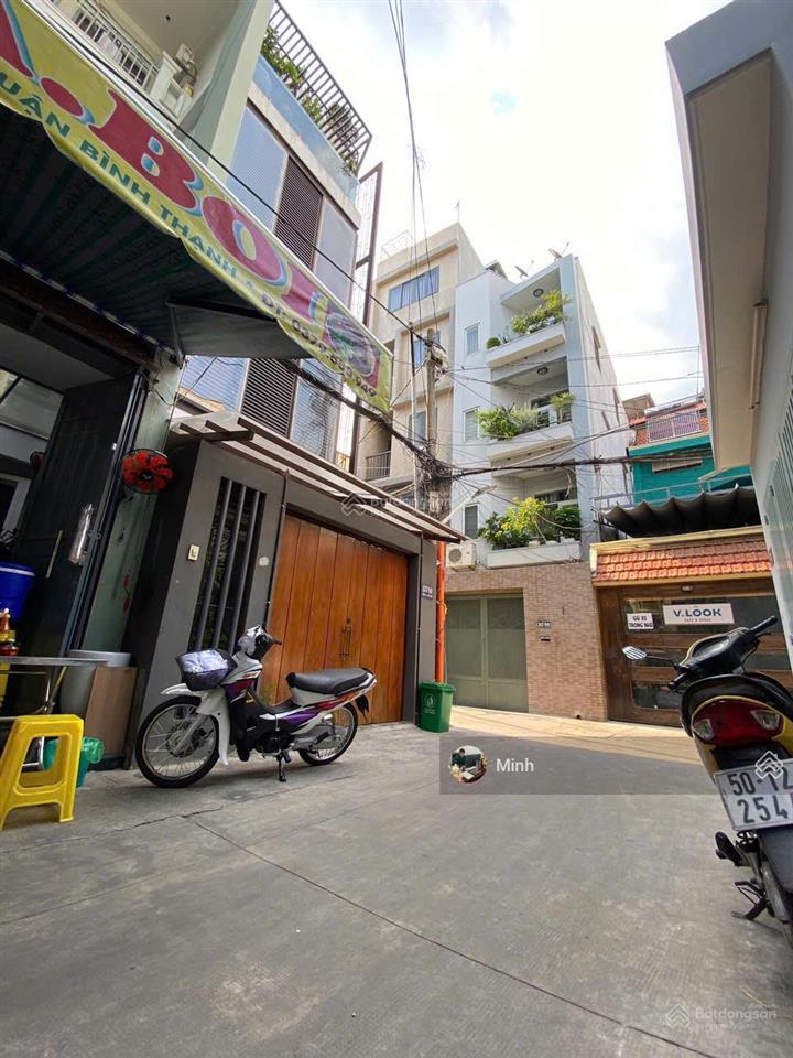Bán nhà hẻm 12m nguyễn gia trí p25 bình thạnh  4x20m, 5 tầng, thang máy. giá 22 tỷ
