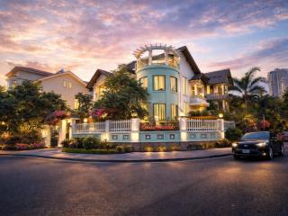 Tuyệt phẩm! siêu phẩm góc 2 mặt tiền dương văn an  an phú quận 2. 18mx20m. hầm + 3 tầng. giá 75 tỷ