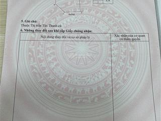 Bán nhanh đất 100m2 kđt tân thanh elite city  đã có sổ