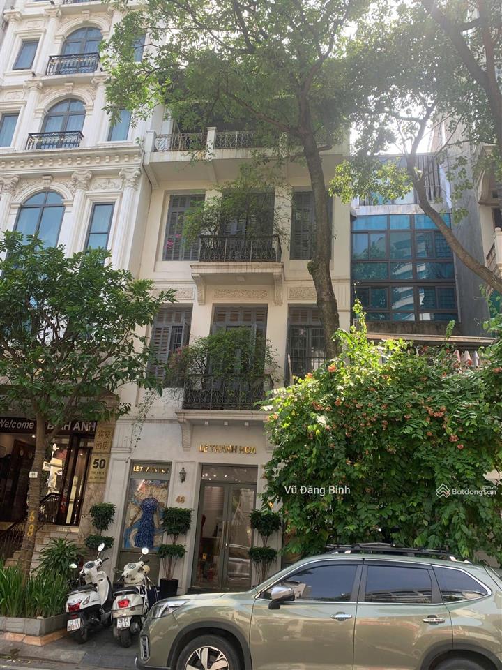 Cho thuê nhà mp yên phụ, dt 85m2x5 tầng, mt 6,5m, giá thuê 50tr, nhà mới, thang máy, có hầm để xe