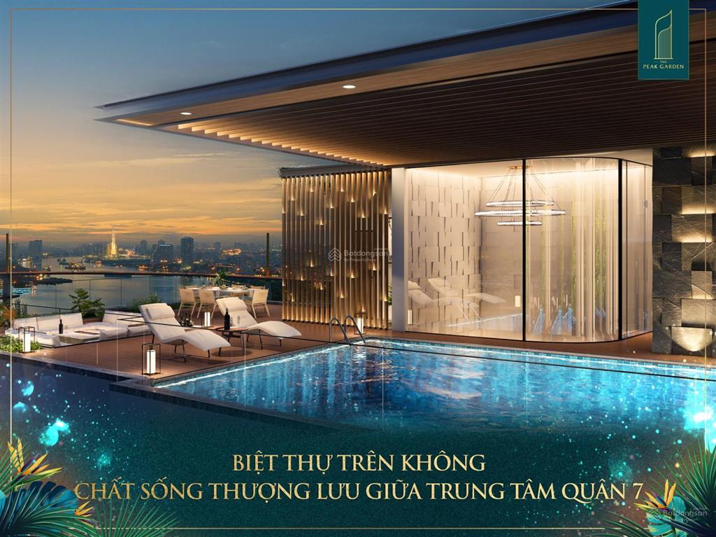 Bán căn hộ duplex penthouse the peak garden, nguyễn lương bằng, quận 7 giá 9,8 tỷ