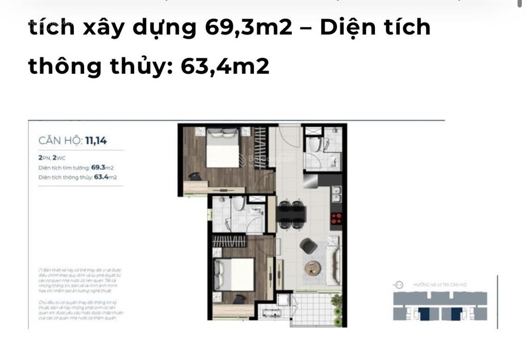 Bán căn hộ 2 phòng ngủ 69m khu sky 89, hoàng quốc việt, quận 7 giá 5,1 tỷ