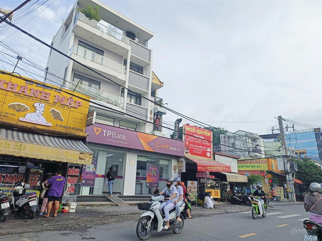 Bán nhà mặt tiền kinh doanh phước long dt 4,5mx23m, đang cho thuê, ctxd 1 hầm 5 tầng,giá 10 tỷ tl