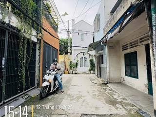 Nhà 2 mặt hẻm trước sau hxh 5m đồng đen p14, 4.1x15.25m nở hậu 4.5m 2 tầng. chỉ 8.2 tỷ tl