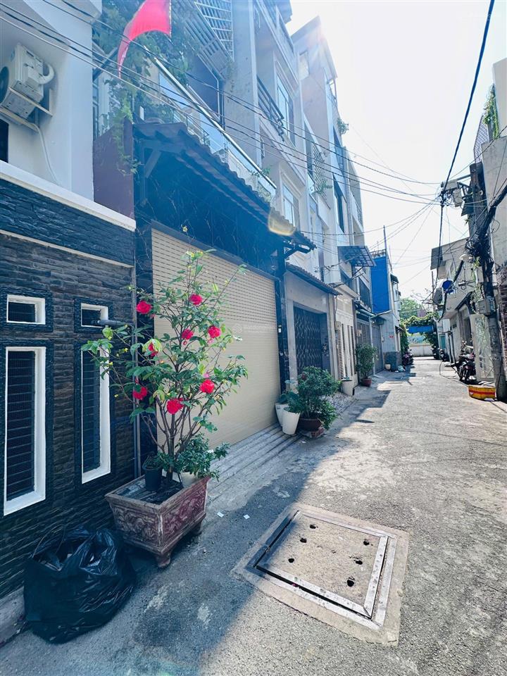 Nhà mới 4 tầng full nội thất có thang máy  hxh 5m trần mai ninh, 3x16m [nở hậu 3.2m]. giá 8.9 tỷ