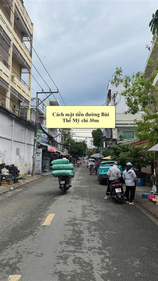 Bán nhà hxh 4m bùi thế mỹ  ni sư huỳnh liên, dt 3.9x15m (nở hậu) 2 tầng. chỉ 5.9 tỷ tl