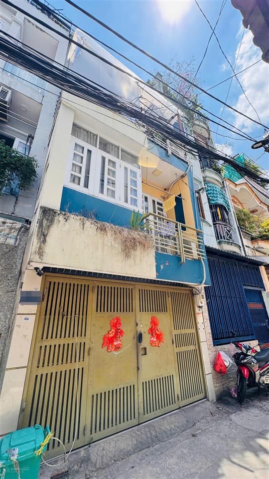 Bán nhà xe hơi đậu trong nhà hẻm 55/thành mỹ  gần chợ ông địa, 4x13m [3 tầng]. giá 7.8 tỷ