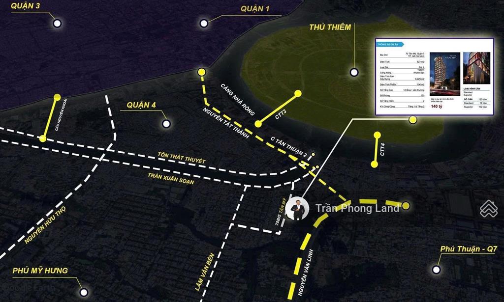 Chính chủ gửi bán nhà mặt tiền 70bis tân mỹ, p. tânthuận tây, q7, 17x30m, 526m2, 0938 140 ***