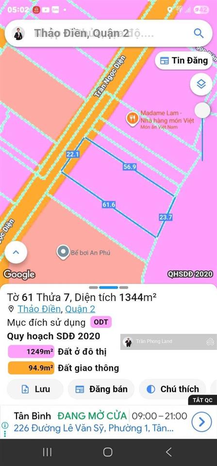 Chính chủ gửi cho thuê nhà mặt tiền số 4 trần ngọc diện, p. thảo điền, q2, 22x60m, 0908 140 ***