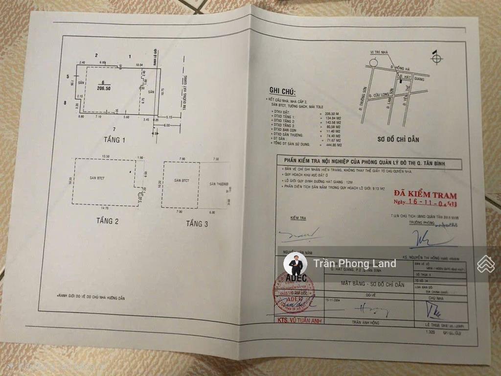 Chính chủ gửi bán nhà mặt tiền số 2 hát giang, p2, q. tân bình, 10.75x20m, trệt 3 lầu, 0938 140 ***