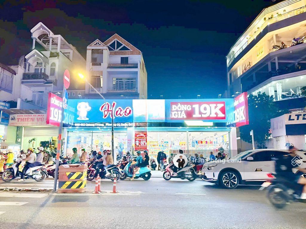 Chính chủ cho thuê nhà góc 2 mặt tiền 909911 quang trung, p14, q. gò vấp, 16.5(18)x34m, 0908 140 ***