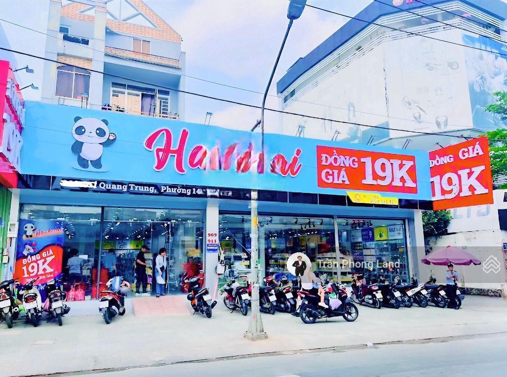 Chính chủ cho thuê nhà góc 2 mặt tiền 909911 quang trung, p14, q. gò vấp, 16.5(18)x34m, 0908 140 ***