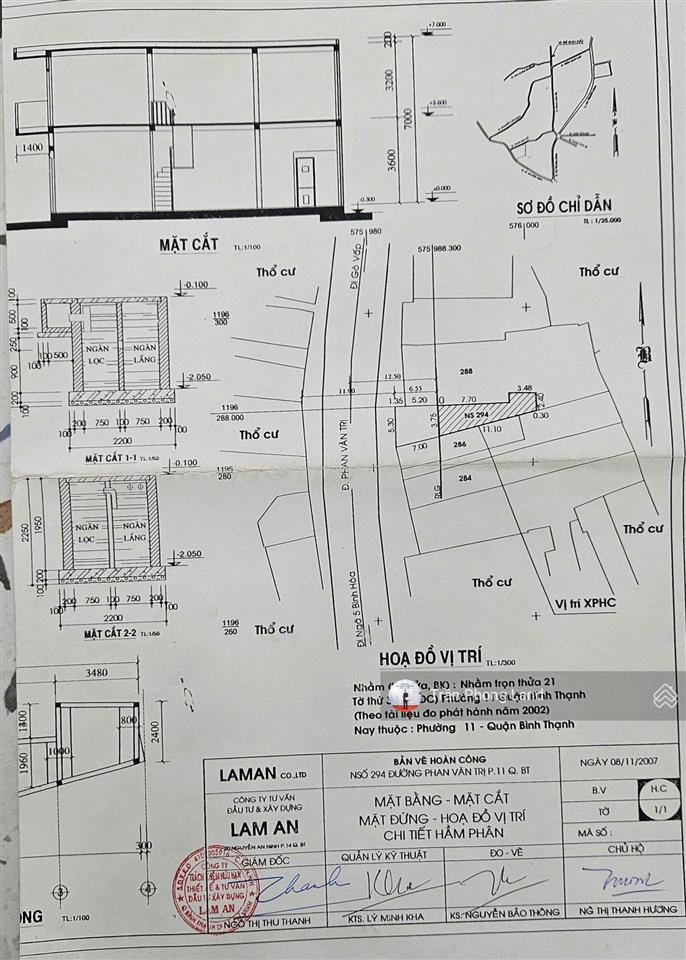 Chính chủ gửi bán nhà mặt tiền 294 phan văn trị, q. bình thạnh, 5.3x18m, trệt 3 lầu, 0938 140 ***