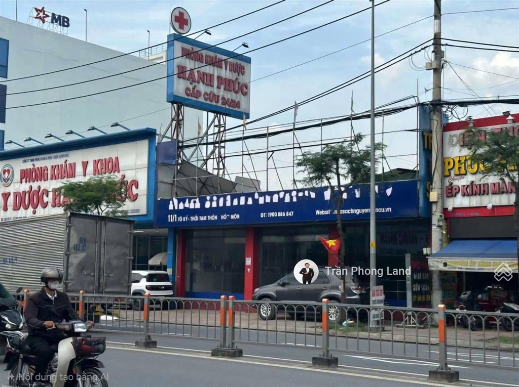 Chính chủ gửi cho thuê nhà mặt tiền 11/1 tô ký, x. thới tam thôn, hóc môn, 12x55m, 0908 140 ***