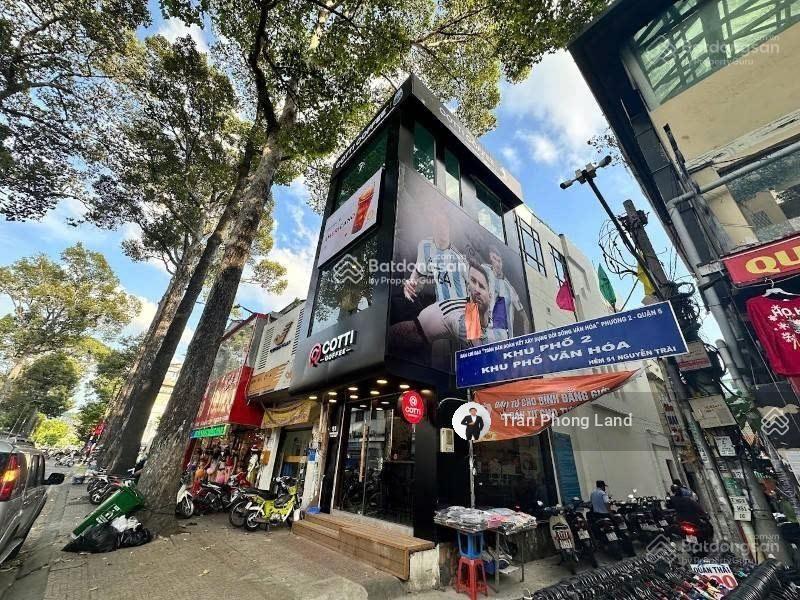 Chính chủ cho thuê nhà góc 2 mặt tiền 51 nguyễn trãi, p2, q5, 4.2x18m, trệt 2 lầu, 0908 140 ***